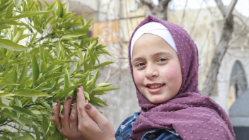 Syrien ung pige