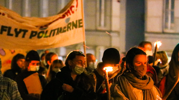 Demonstration mod ghettoloven, december 2020. Foto: Brian Berg