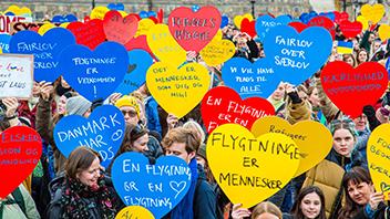 Demonstration for fair flygtningepolitik 2022