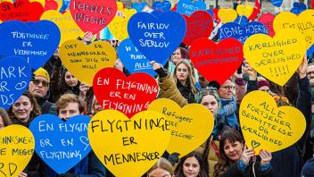 demonstration for fair flygtningepolitik