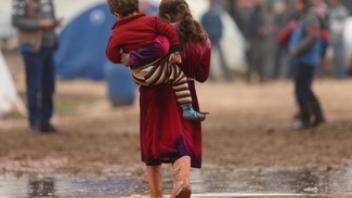 Børn i flygtningelejr Syrien