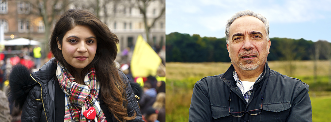 De to syriske flygtninge, Sara og Yaser