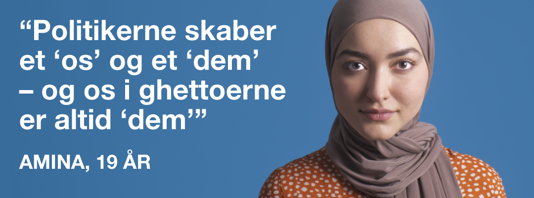 Citat med Amina, 19 år.
