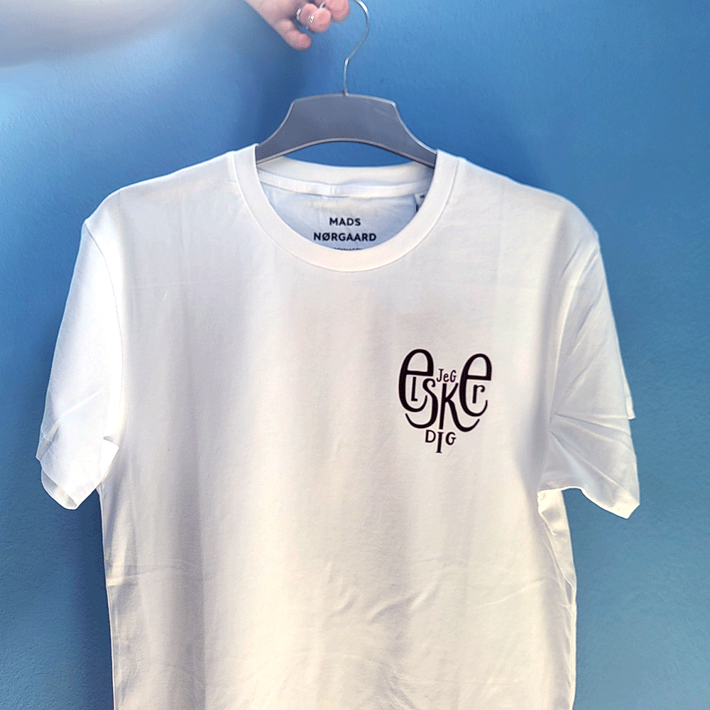 Jeg elsker dig t-shirt af Kasper Winding