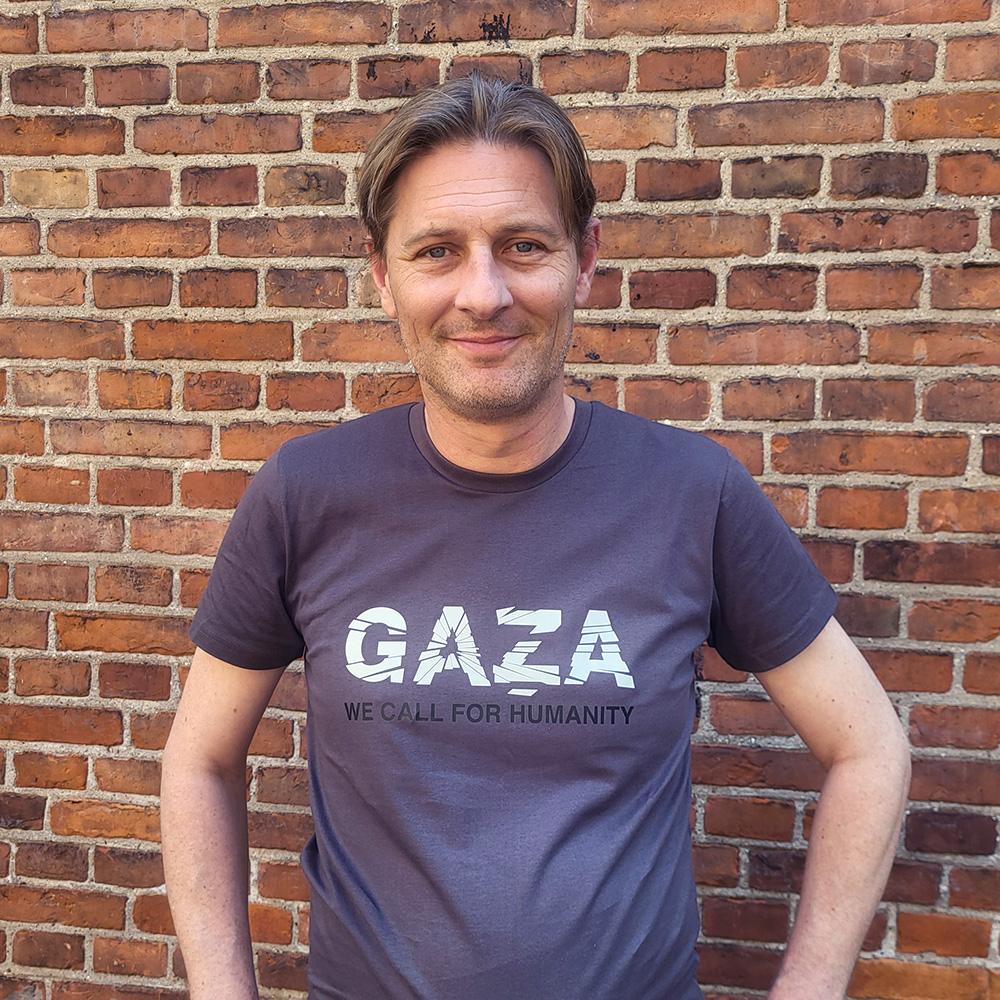 Gaza - we call for humanity t-shirt fra Mellemfolkeligt Samvirke