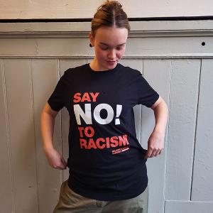 Say no to racism t-shirt fra Mellemfolkeligt Samvirke